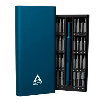 Juego de destornilladores de precisión Arctic AETLS00001A — Juego de puntas de acero, mango azul