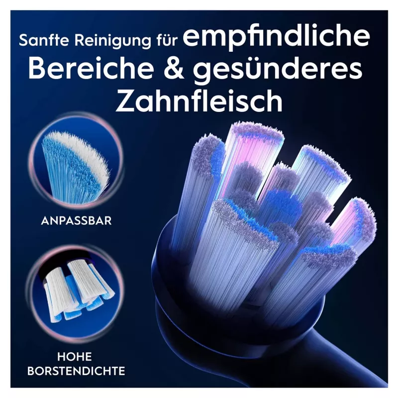 Oral-B 194631 Cabezal de cepillo de dientes 4 uds. Negro