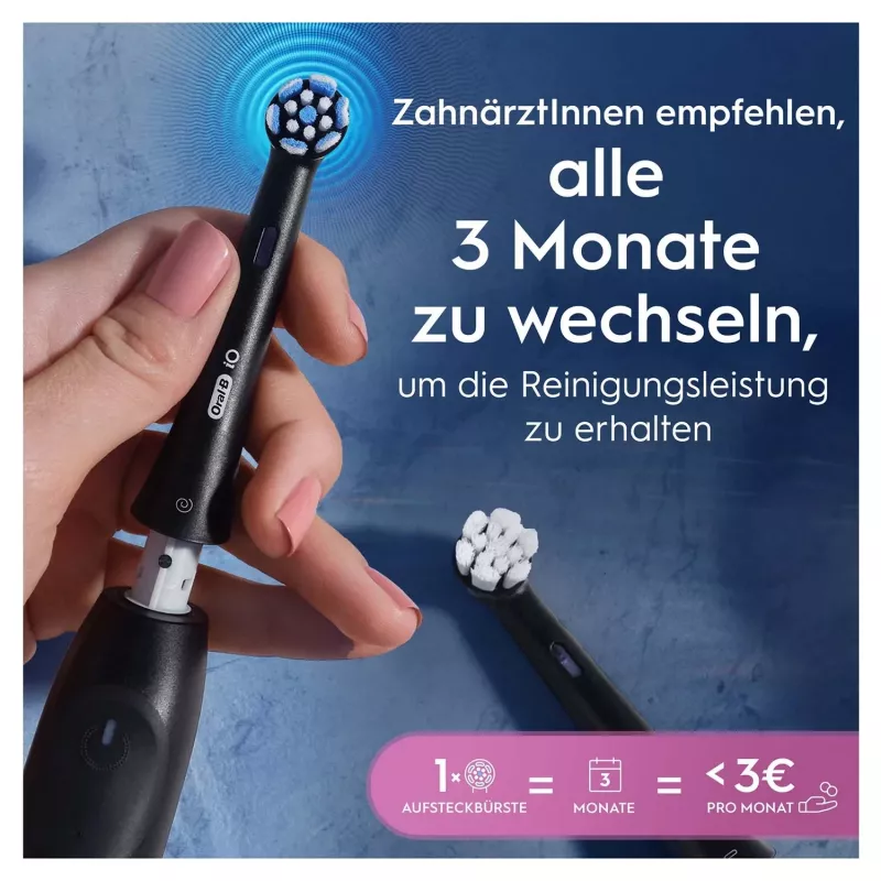 Oral-B 194631 Cabezal de cepillo de dientes 4 uds. Negro