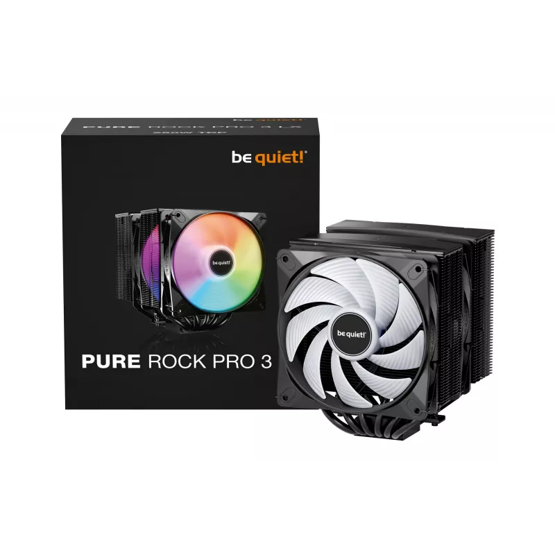 Disipador de CPU por aire be quiet! Pure Rock Pro 3 LX negro 12 cm 1 ud.