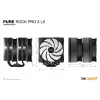 Disipador de CPU por aire be quiet! Pure Rock Pro 3 LX negro 12 cm 1 ud.
