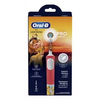 Oral-B Kids VITALITYPROLIONK Cepillo de dientes eléctrico infantil cepillo de dientes rotativo-oscilante multicolor