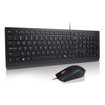 Lenovo 4X31R64446 Teclado y ratón con USB universal Nórdico Negro