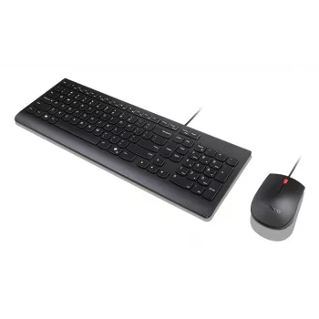 Lenovo 4X31R64446 Teclado y ratón con USB universal Nórdico Negro