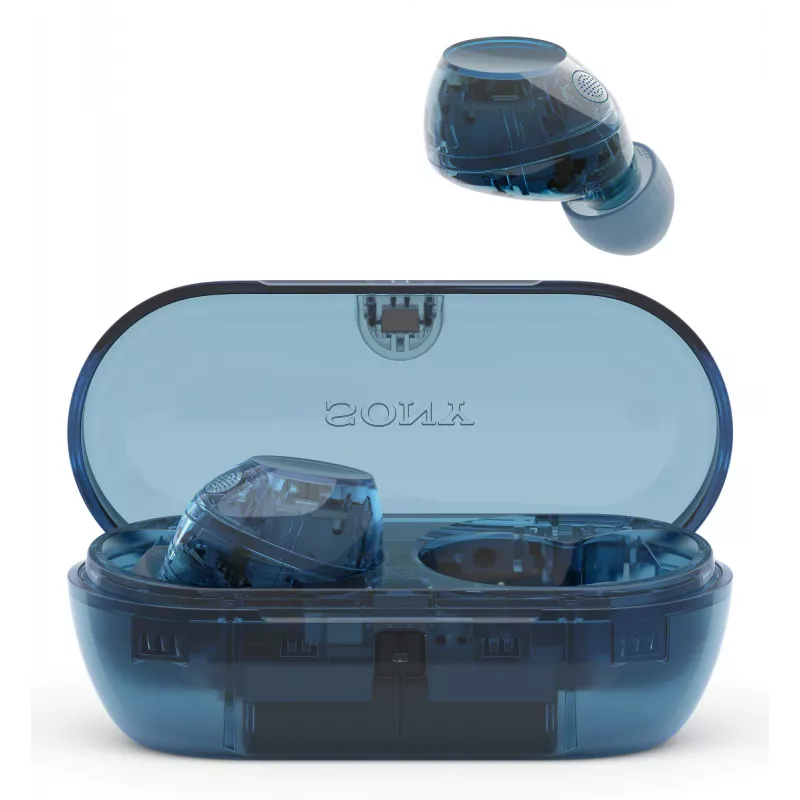 Sony WF-C710N (WFC710NL.CE7) auriculares True Wireless intraurales, Bluetooth, cancelación de ruido, Glass Blue