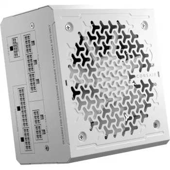 Fuente de alimentación CORSAIR - Rme SeriesT Rm750e - totalmente modular, silenciosa ATX - blanca