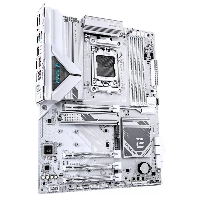 Placa base GIGABYTE B850 EAGLE WIFI7 ICE, AMD B850, Socket AM5, ATX