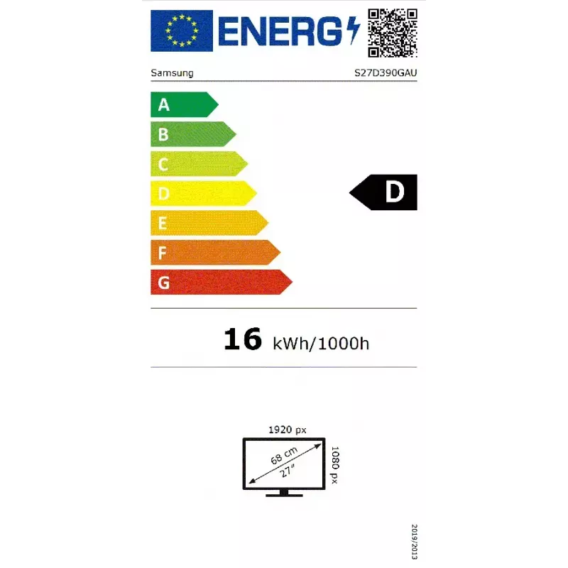 Monitor Samsung S27D390GAU 68,6 cm (27