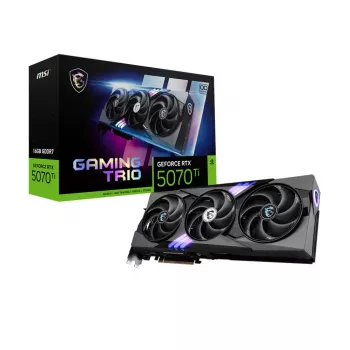Tarjeta gráfica MSI GeForce RTX 5070 Ti — 16 GB GDDR7, PCIe 5.0, 256 bits, 3 ventiladores, 338 mm