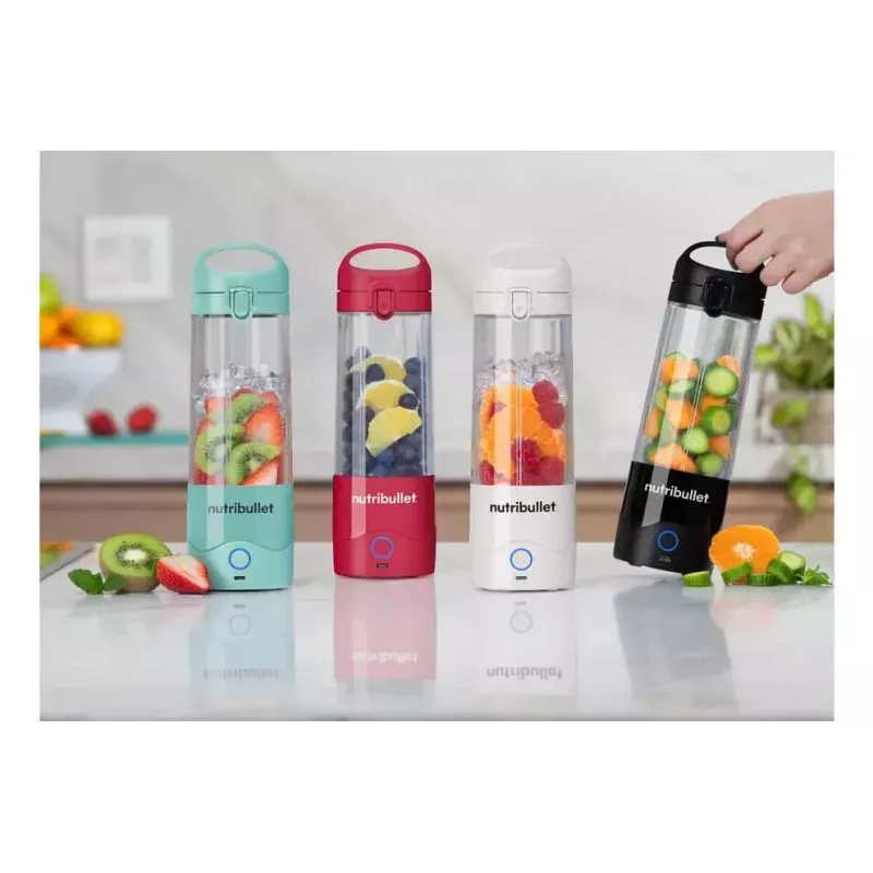 Batidora portátil NUTRIBULLET Portable 0.475 L — morada, batería de 2000 mAh, vaso de Tritan