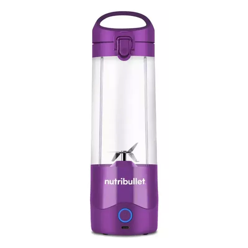 Batidora portátil NUTRIBULLET Portable 0.475 L — morada, batería de 2000 mAh, vaso de Tritan