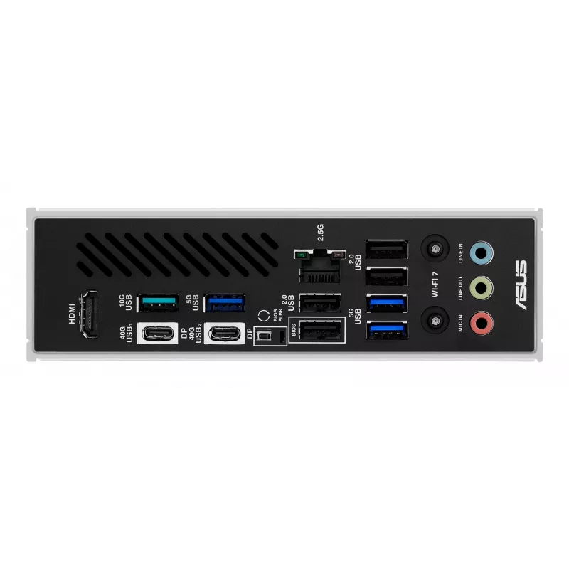 Placa base ASUS X870 MAX GAMING WIFI7 ATX — AMD X870, Socket AM5, DDR5, 4 DIMM, 256 GB, Wi‑Fi 7, Bluetooth 5.4, 3 M.2, 2x USB4 Gen3x2