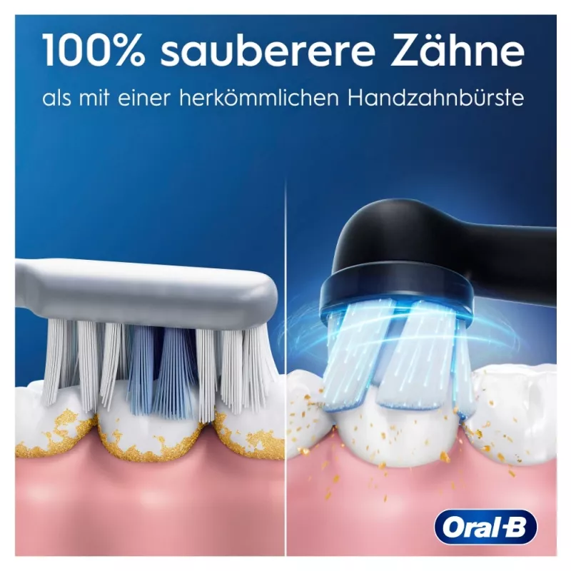 Cepillo de dientes eléctrico Oral-B iO Series 2 Duo negro rosa recargable con sensor de presión inteligente