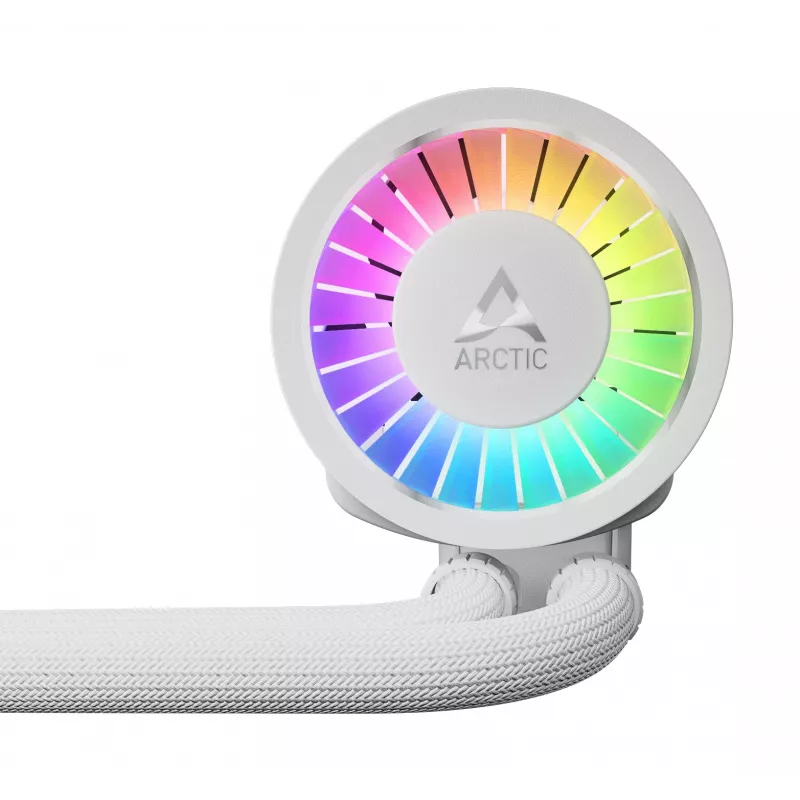 ARCTIC Liquid Freezer III Pro 360 A-RGB (Blanco) - Refrigeración líquida todo en uno para CPU multicompatible con A-RGB