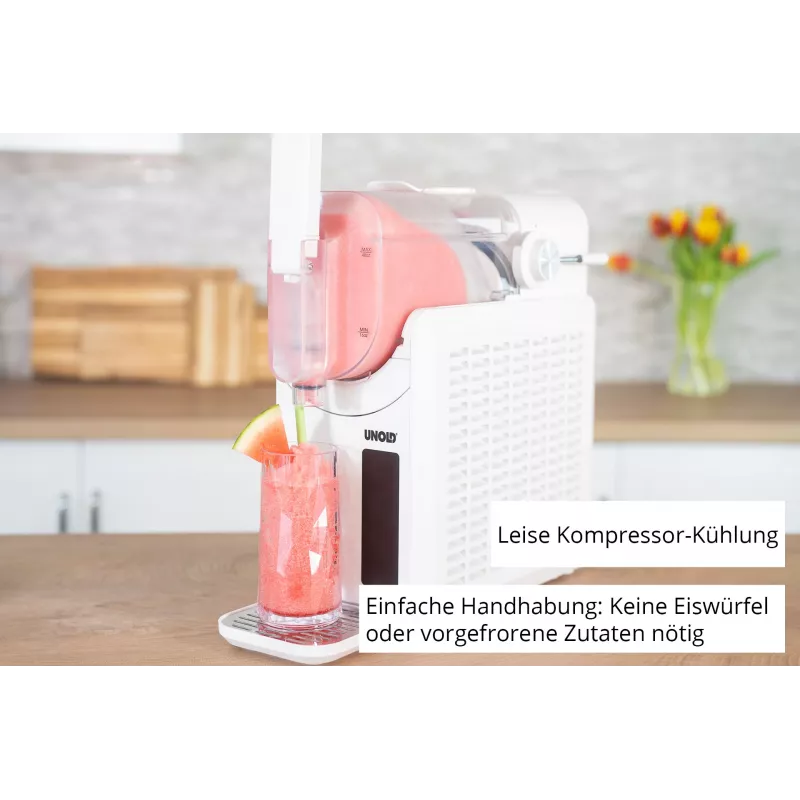 Máquina de granizados Unold Susi 48940 Máquina de hielo con compresor 2 L 220 W Blanca