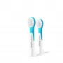 Philips Sonicare For Kids HX6032/90 pack de 2 cabezales de cepillo Azul Blanco