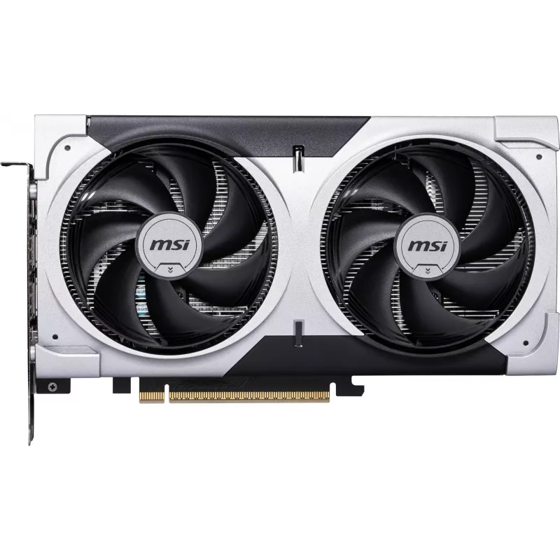 Tarjeta gráfica MSI GeForce RTX 5060 Ti 8 GB GDDR7, PCIe 5.0, 4608 CUDA, 2602 MHz Boost, 128-Bit, 2 ventiladores, 180 W