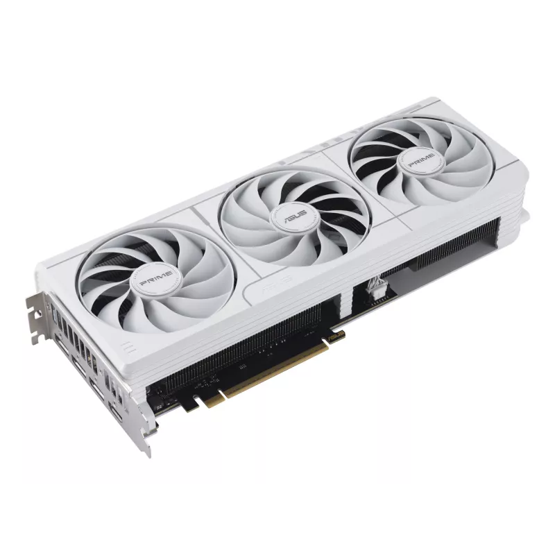 Tarjeta gráfica ASUS GeForce RTX 5070 12 GB GDDR7, PCIe 5.0, 192 bits, blanca, 3 ventiladores
