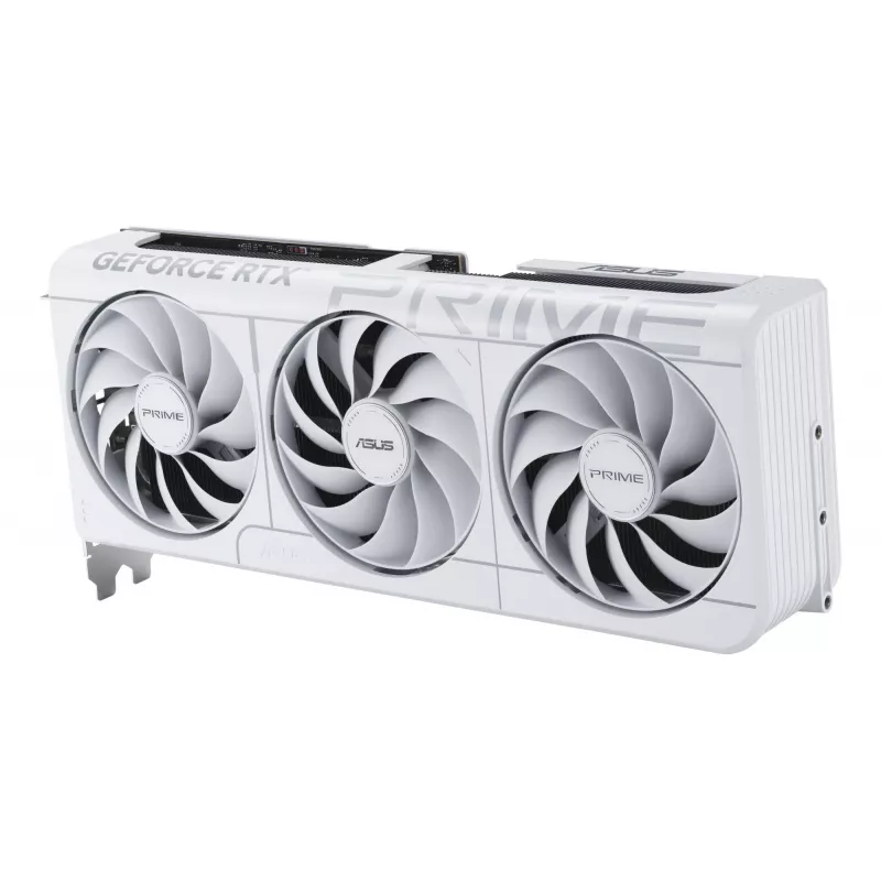 Tarjeta gráfica ASUS GeForce RTX 5070 12 GB GDDR7, PCIe 5.0, 192 bits, blanca, 3 ventiladores