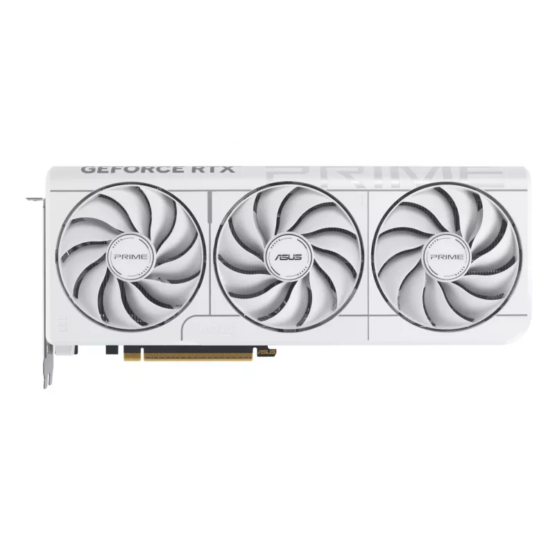 Tarjeta gráfica ASUS GeForce RTX 5070 12 GB GDDR7, PCIe 5.0, 192 bits, blanca, 3 ventiladores