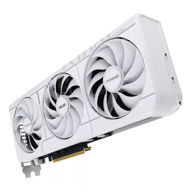 Tarjeta gráfica ASUS GeForce RTX 5070 12 GB GDDR7, PCIe 5.0, 192 bits, blanca, 3 ventiladores