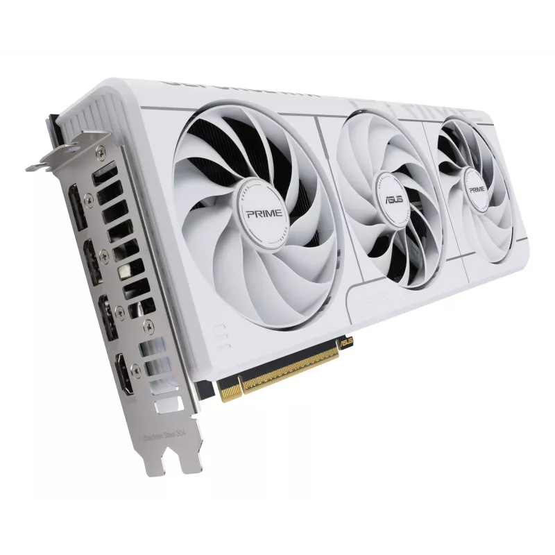 Tarjeta gráfica ASUS GeForce RTX 5070 12 GB GDDR7, PCIe 5.0, 192 bits, blanca, 3 ventiladores