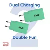 Cargador USB-C pack de 2 30W de club 3d — Adaptadores de corriente USB-C duales de 30W