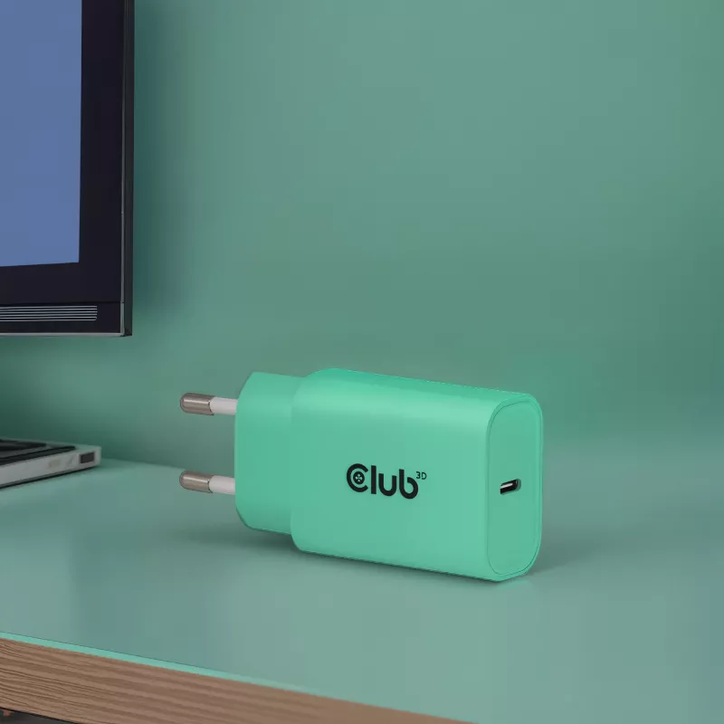 Cargador USB-C pack de 2 30W de club 3d — Adaptadores de corriente USB-C duales de 30W