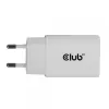 Cargador USB‑C pack de 2 CLUB3D CAC-3020, 30 W en total, blanco