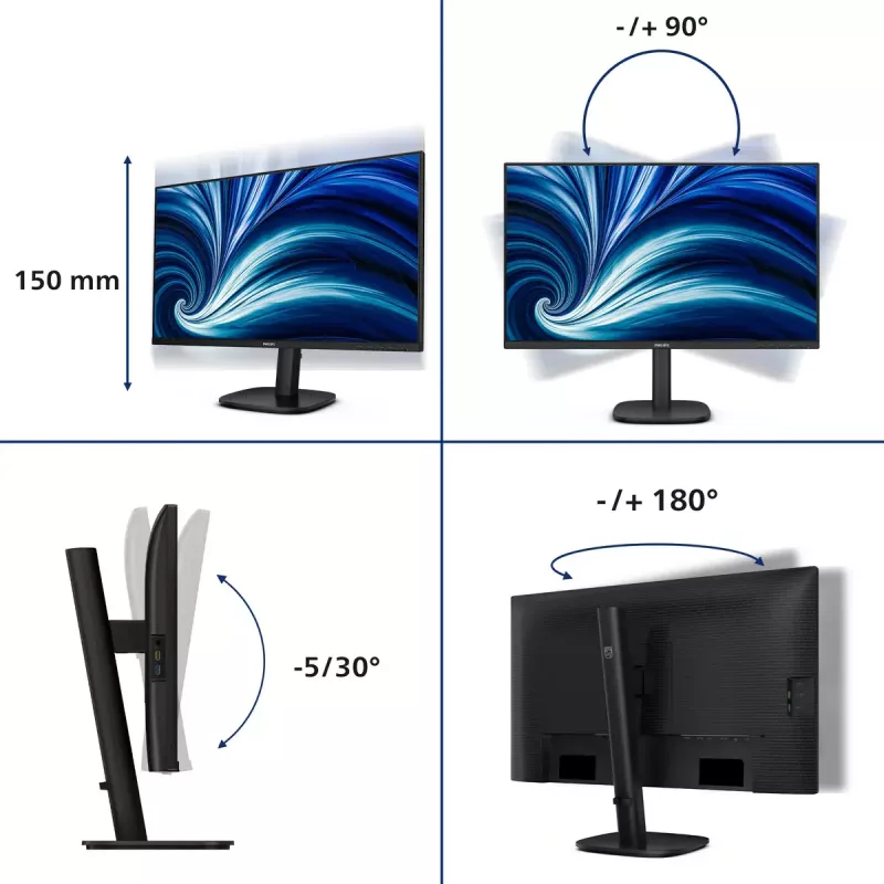 Monitor Philips 3000 series 27B2U3601/00 68,6 cm (27