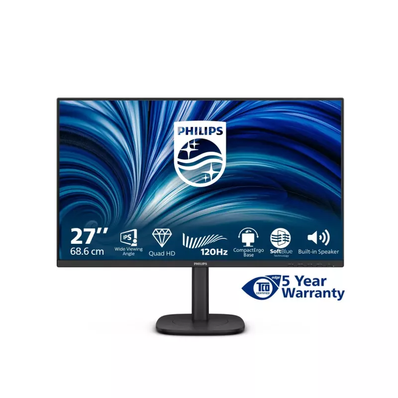 Monitor Philips 27B2N3500J/00 68,6 cm (27 inch) 2560 x 1440 píxeles 2K LCD negro