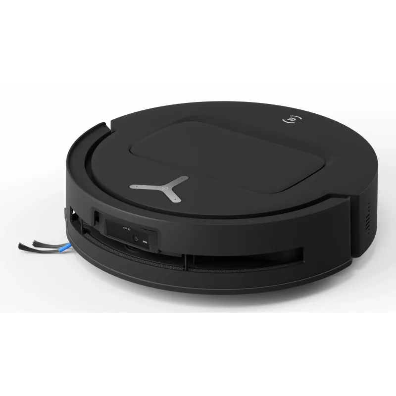 Robot aspirador Ecovacs Deebot T80 Omni – sin bolsa 3 L polvo, 0,11 L agua, 6400 mAh, 297 min de autonomía, negro