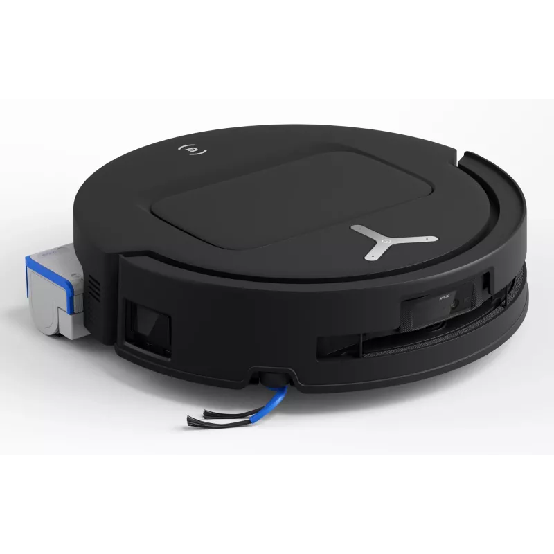 Robot aspirador Ecovacs Deebot T80 Omni – sin bolsa 3 L polvo, 0,11 L agua, 6400 mAh, 297 min de autonomía, negro