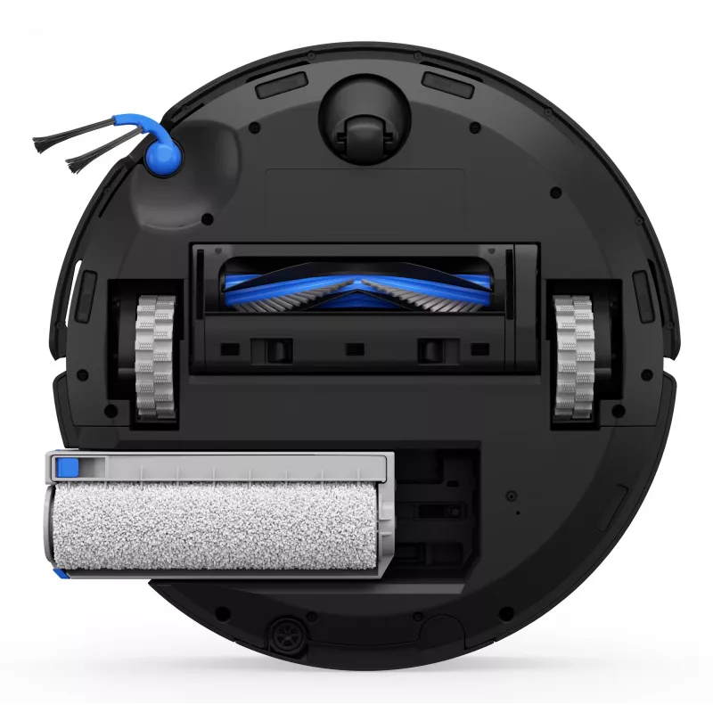 Robot aspirador Ecovacs Deebot T80 Omni – sin bolsa 3 L polvo, 0,11 L agua, 6400 mAh, 297 min de autonomía, negro