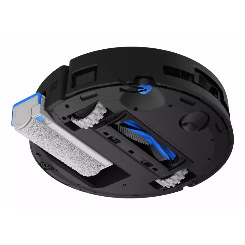 Robot aspirador Ecovacs Deebot T80 Omni – sin bolsa 3 L polvo, 0,11 L agua, 6400 mAh, 297 min de autonomía, negro