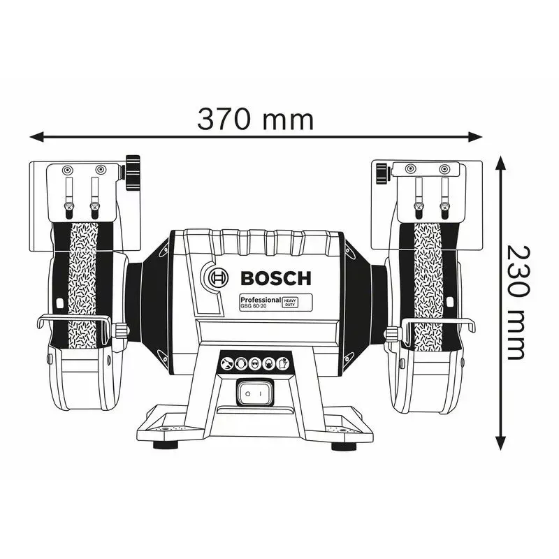 Bosch 0 601 27A 400 Amoladora de banco 3600 rpm 600 W