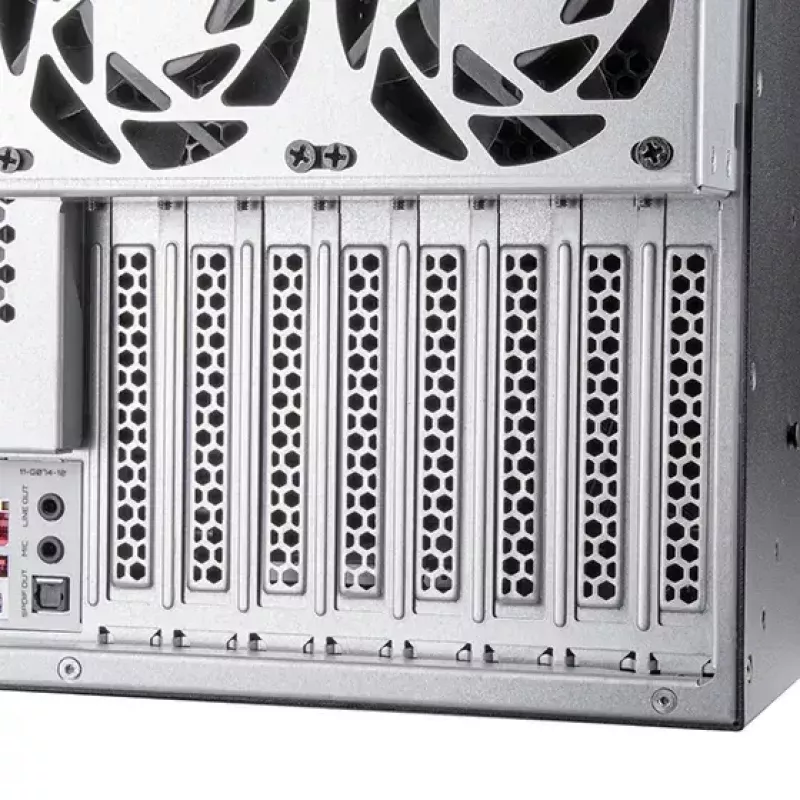 Rack de servidor Silverstone RM52 Negro ATX SFX 440x550x220mm