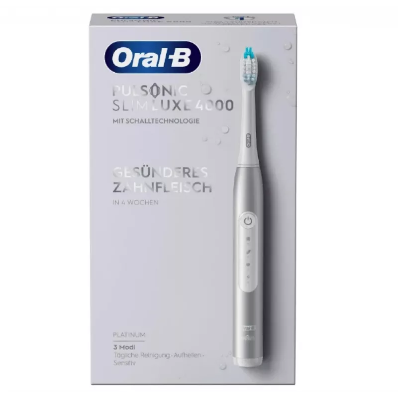 Oral-B Pulsonic Slim Luxe 4000 Adulto Cepillo de dientes sónico Platino