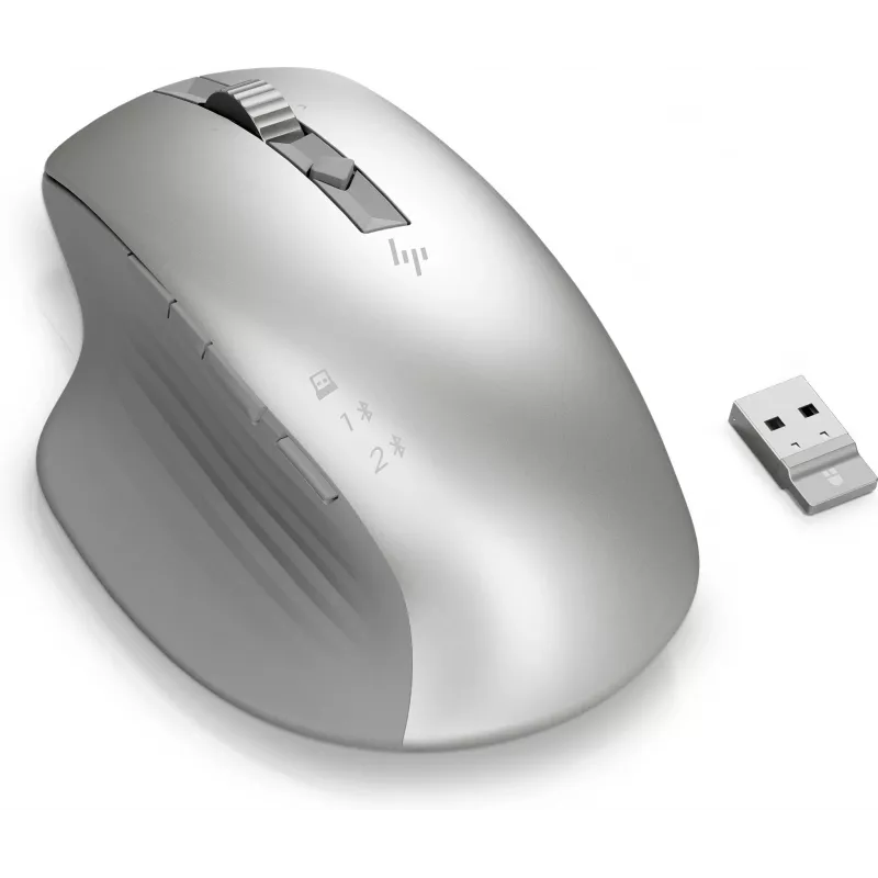 HP 930 Creator Ratón inalámbrico, Diestro, Bluetooth, 3000 DPI, Plata