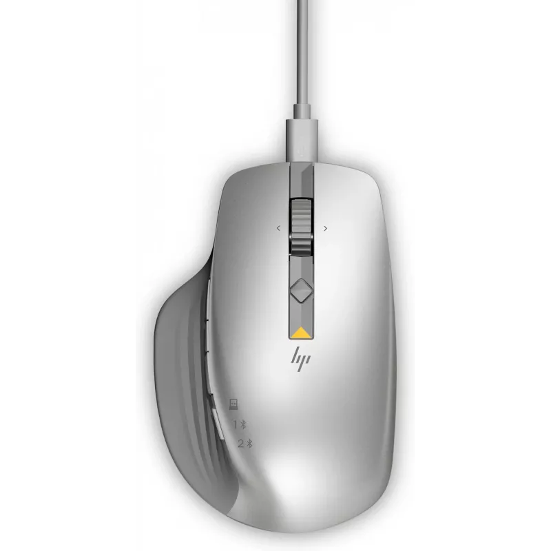 HP 930 Creator Ratón inalámbrico, Diestro, Bluetooth, 3000 DPI, Plata