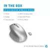 HP 930 Creator Ratón inalámbrico, Diestro, Bluetooth, 3000 DPI, Plata