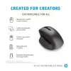HP 930 Creator Ratón inalámbrico, Diestro, Bluetooth, 3000 DPI, Plata