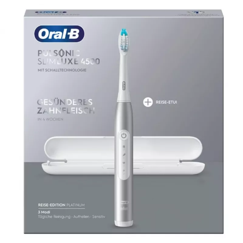 Oral-B Pulsonic Slim Luxe 4500 Adulto Cepillo de dientes sónico Platino