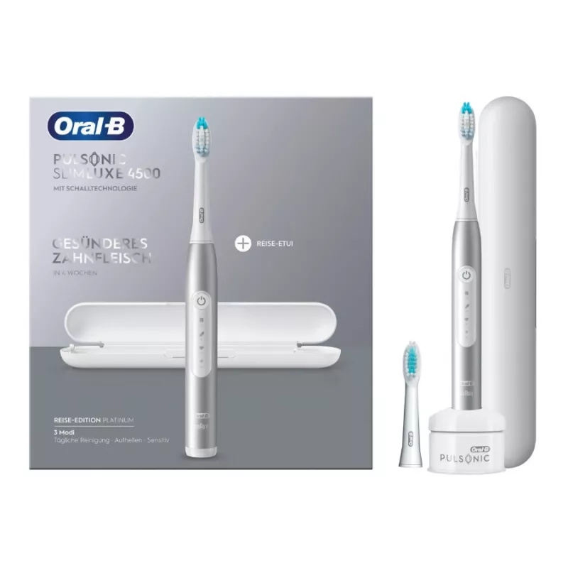 Oral-B Pulsonic Slim Luxe 4500 Adulto Cepillo de dientes sónico Platino