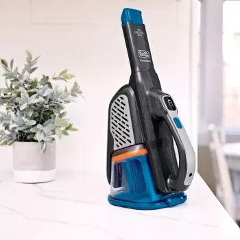 Aspirador de mano Black & Decker BHHV520BF-QW, inalámbrico, limpieza en seco, 35 W, depósito de polvo de 0,7 l, 21 min de autonomía, 1,2 kg