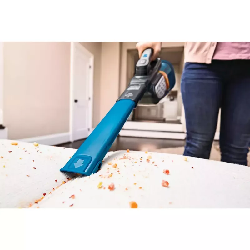 Aspirador de mano Black & Decker BHHV520BF-QW, inalámbrico, limpieza en seco, 35 W, depósito de polvo de 0,7 l, 21 min de autonomía, 1,2 kg