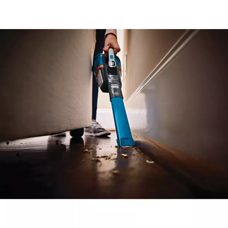 Aspirador de mano Black & Decker BHHV520BF-QW, inalámbrico, limpieza en seco, 35 W, depósito de polvo de 0,7 l, 21 min de autonomía, 1,2 kg