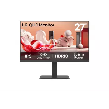 Monitor LG 27BA45QB-B 68,6 cm (27 inch) 2560 x 1440 píxeles QHD LCD Negro