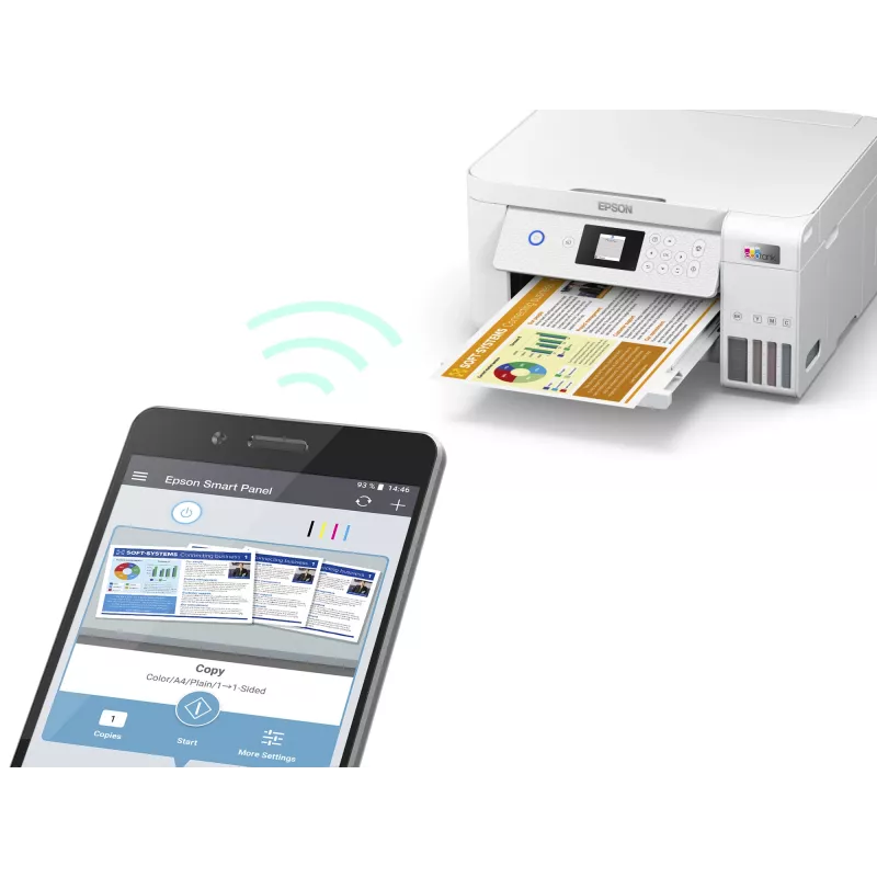 Epson EcoTank ET-2856 Impresora de inyección de tinta A4 5760 x 1440 DPI 33 ppm Wi-Fi
