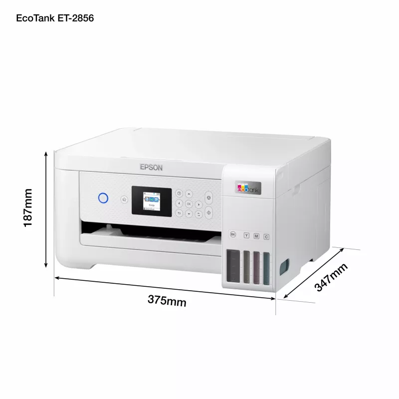 Epson EcoTank ET-2856 Impresora de inyección de tinta A4 5760 x 1440 DPI 33 ppm Wi-Fi